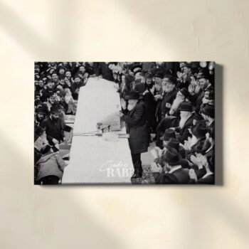 Le Rabbi encourageant les Hassidim | 79 — Toile sans cadre